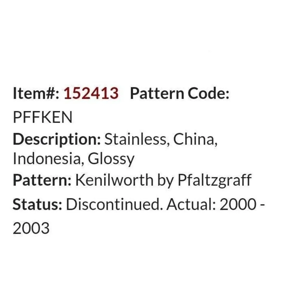 Pfaltzgraff Kenilworth flatware‎ 2 Forks 2 Salad Forks 4 Table Knives Discont'd